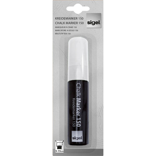 SIGEL Kreidemarker weiß 5,0 - 15,0 mm | BA171