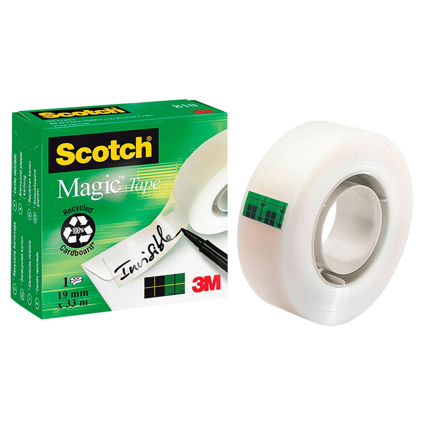 Scotch Magic™ Tape Klebefilm matt 19,0 mm x 33,0 m | 8-1933R24TPR | 1 Pack = 24 Rollen