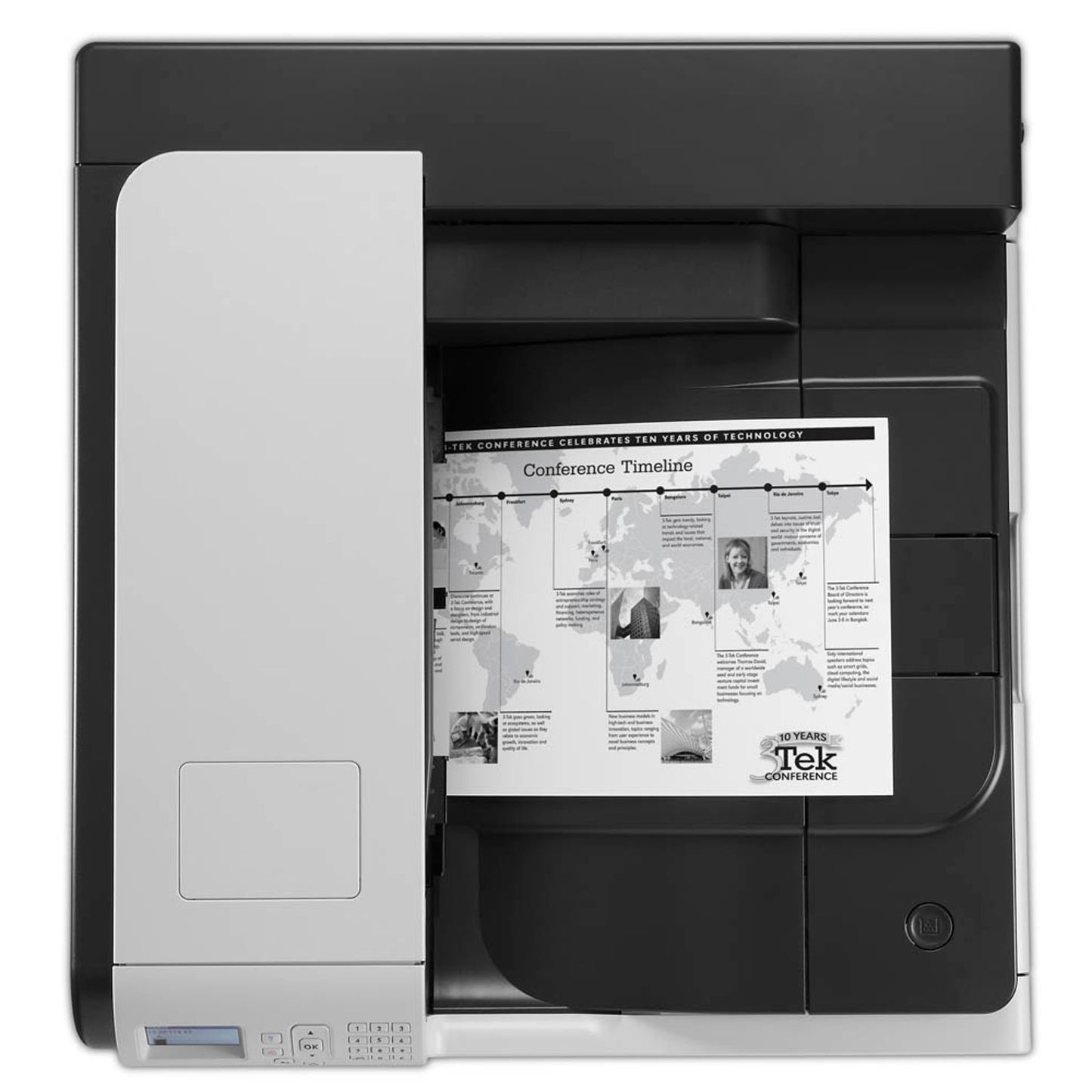 HP LaserJet Enterprise 700 M712dn Laserdrucker grau | CF236A#B19