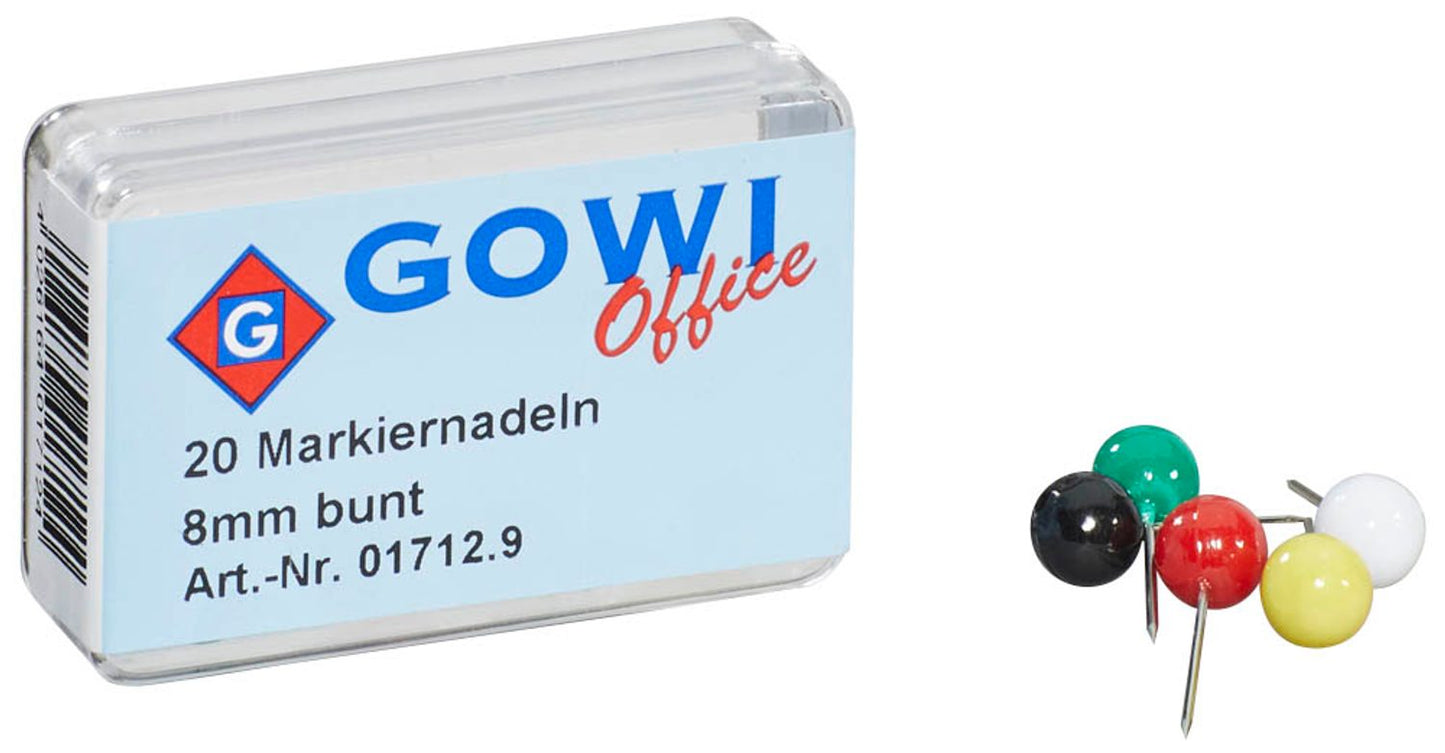 Gowi Pinnnadeln farbsortiert