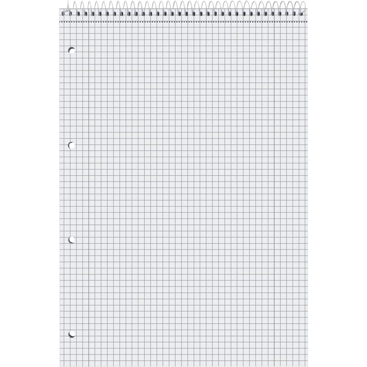 BRUNNEN Collegeblöcke Student Premium Lineatur 28 kariert DIN A4 Innen- und Außenrand | 1067112 | 1 Pack = 5 Blöcke