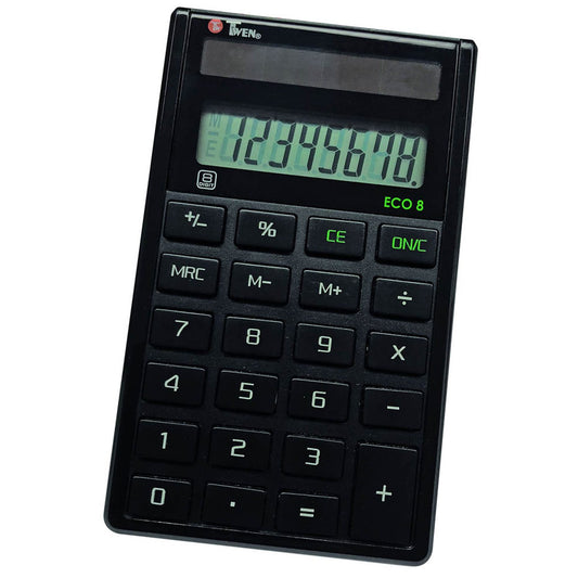 TWEN ECO 8 Taschenrechner schwarz | 570