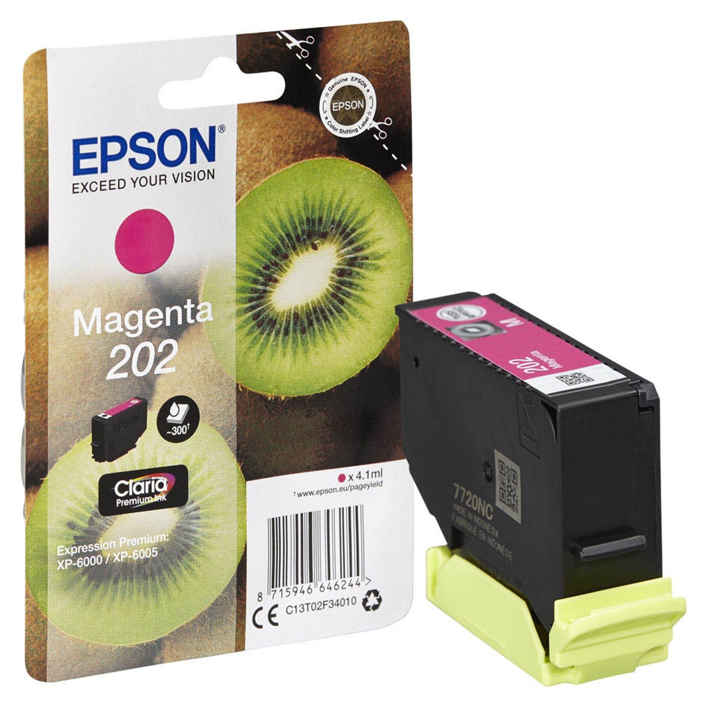 EPSON 202/T02F34 magenta Druckerpatrone | C13T02F34010