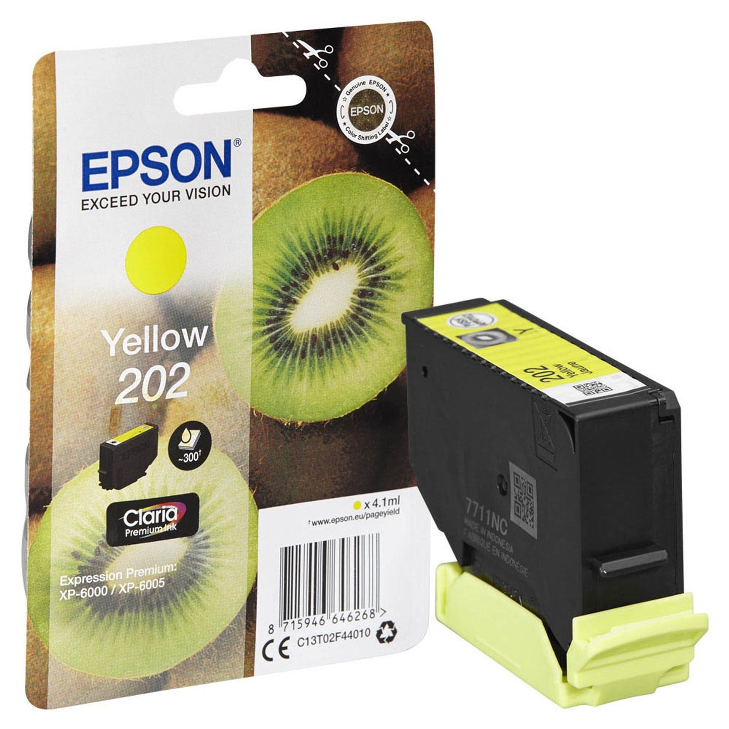 EPSON 202/T02F44 gelb Druckerpatrone | C13T02F44010
