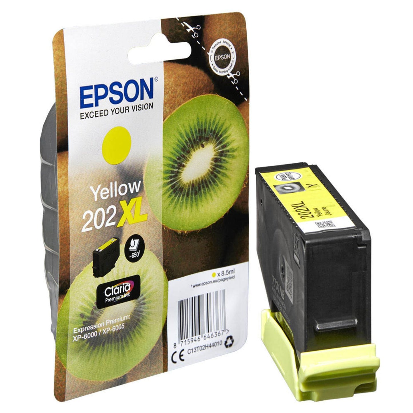 EPSON 202XL/T02H44 gelb Druckerpatrone | C13T02H44010