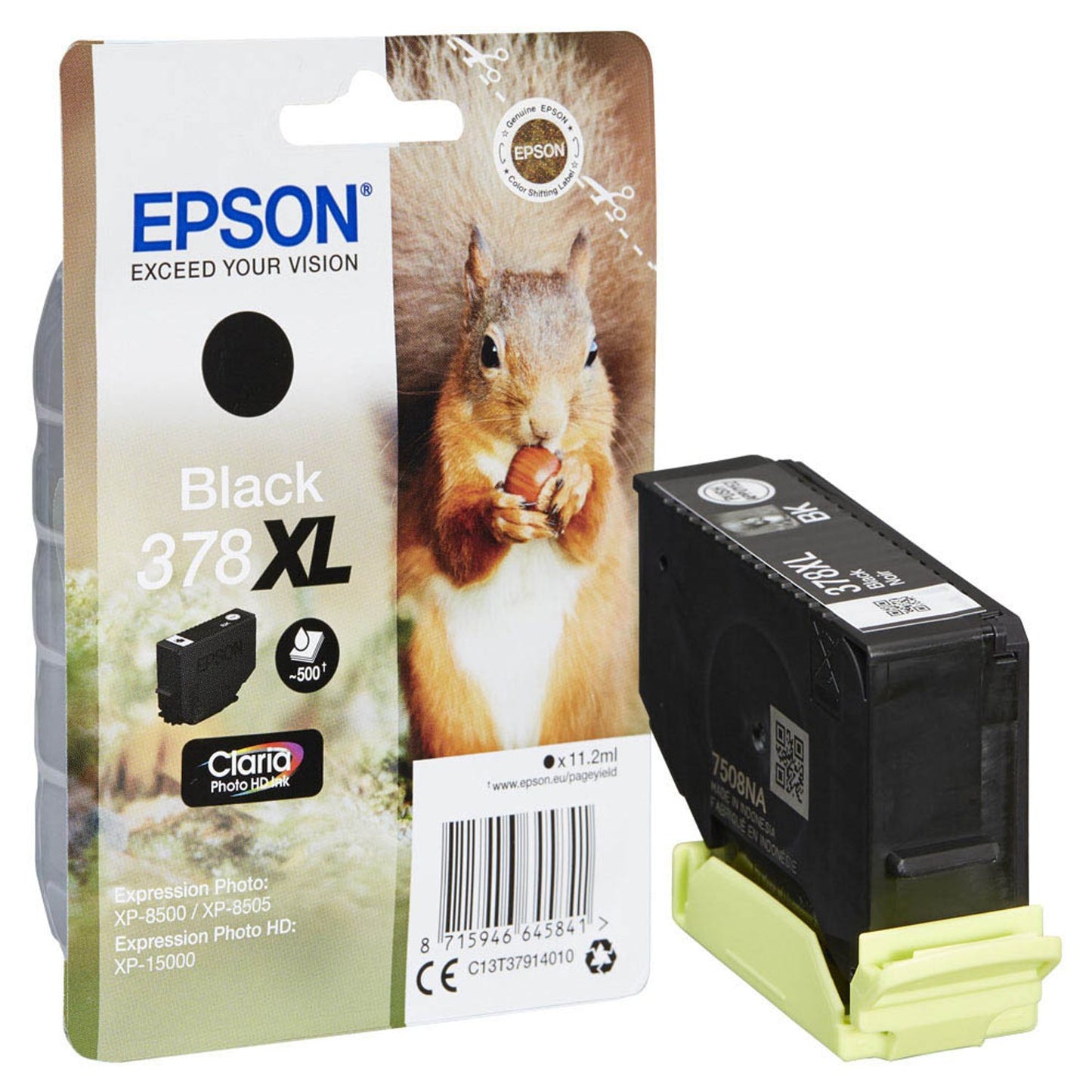 EPSON 378XL/T37914 schwarz Druckerpatrone | C13T37914010