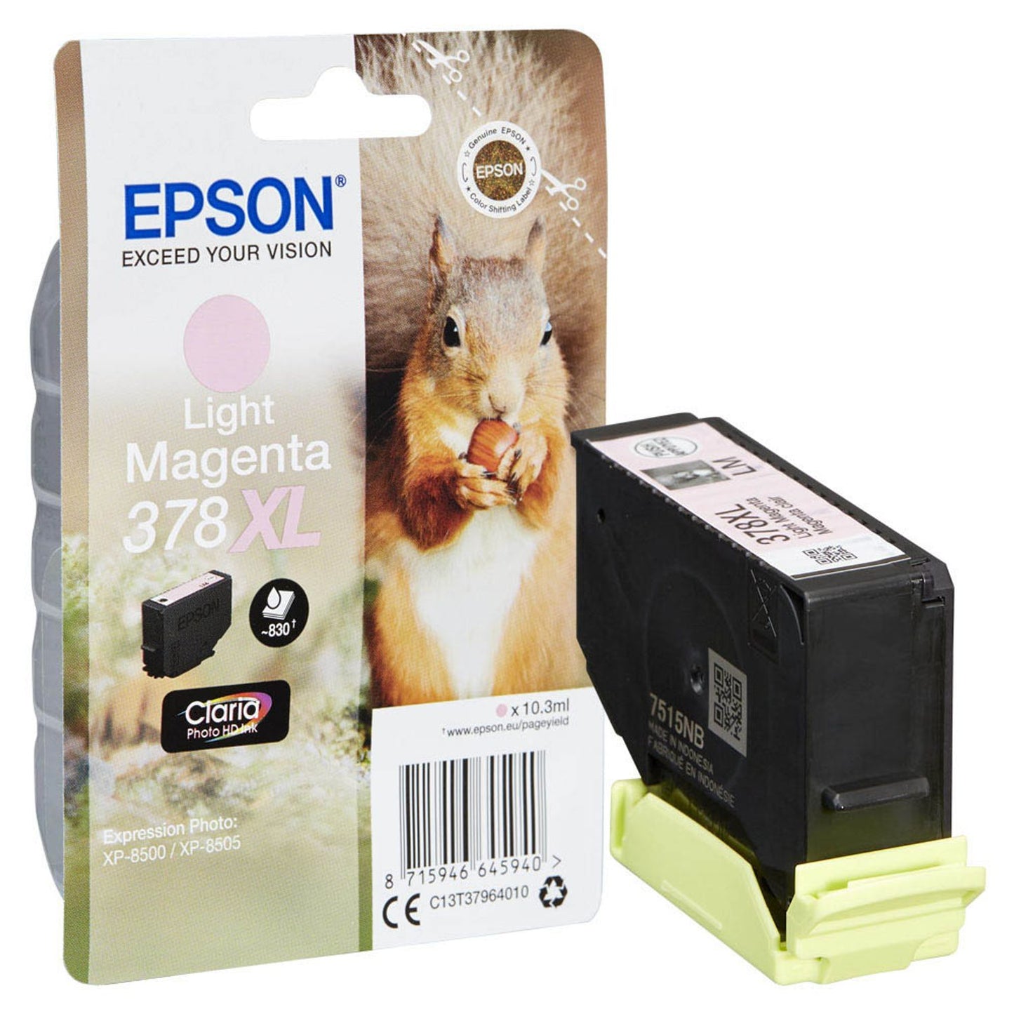 EPSON 378XL/T37964 light magenta Druckerpatrone | C13T37964010