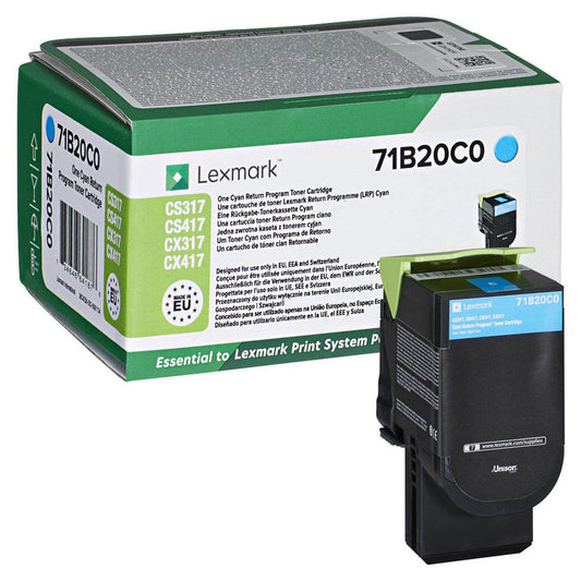 Lexmark cyan Toner | 71B20C0