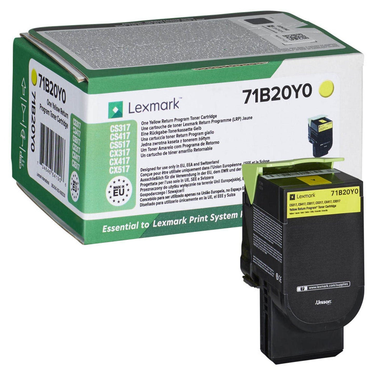 Lexmark gelb Toner | 71B20Y0