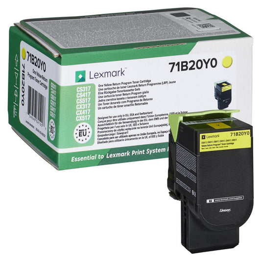 Lexmark gelb Toner | 71B20Y0