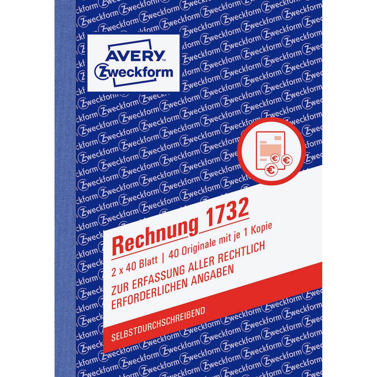 AVERY Zweckform Rechnung Formularbuch | 1732