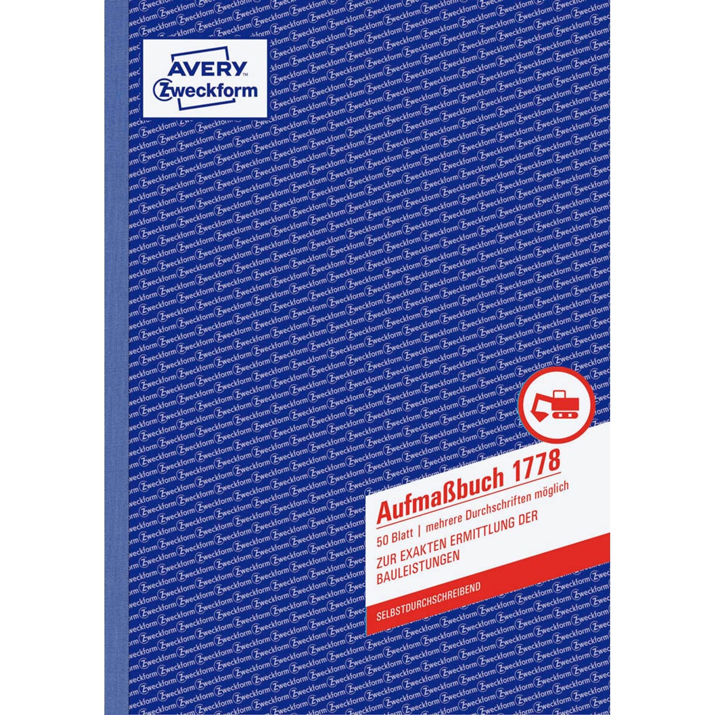 AVERY Zweckform Aufmaßbuch Formularbuch | 1778