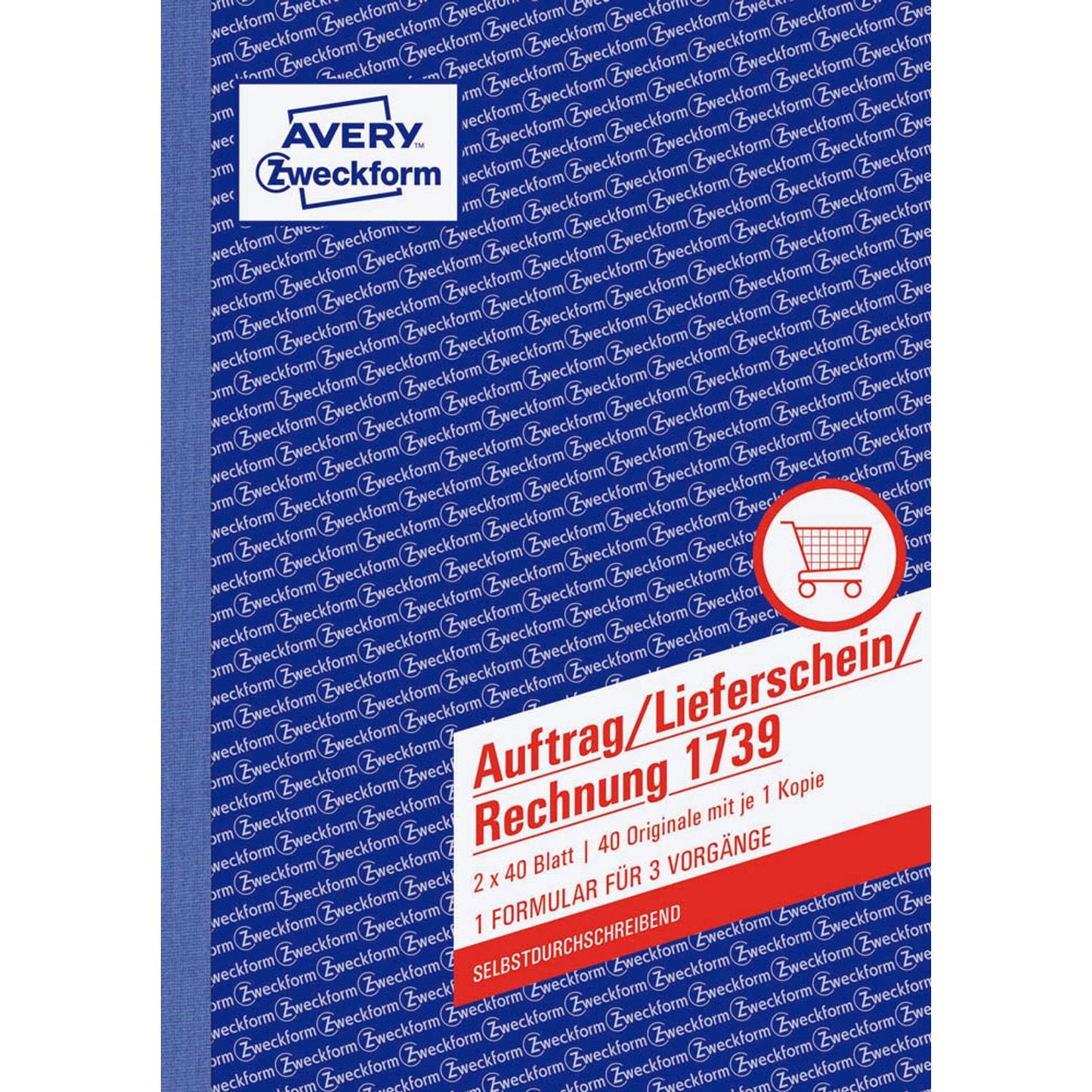AVERY Zweckform Auftrag/Lieferscheine /Rechnungen Formularbuch | 1739