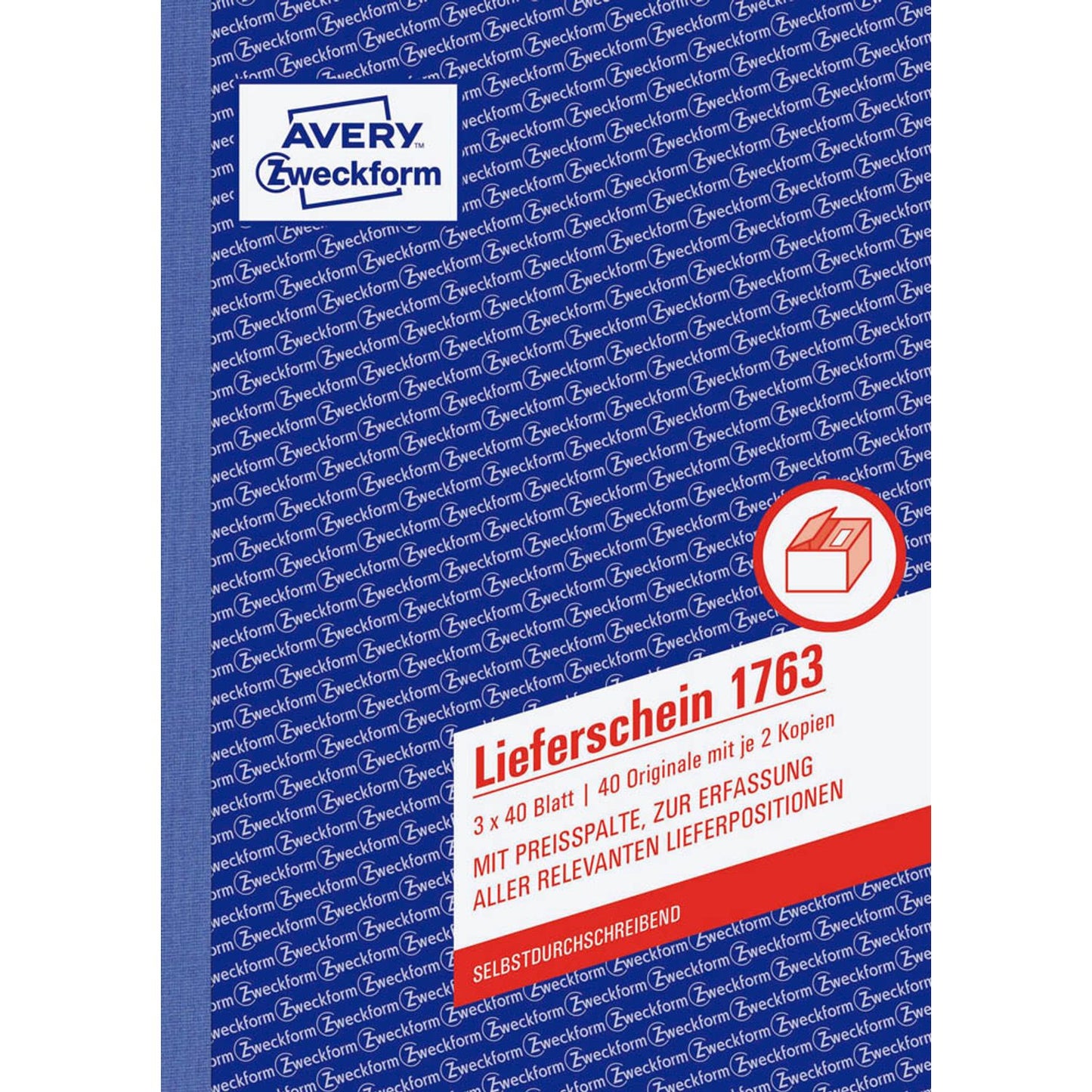 AVERY Zweckform Lieferschein mit Preisspalte Formularbuch | 1763