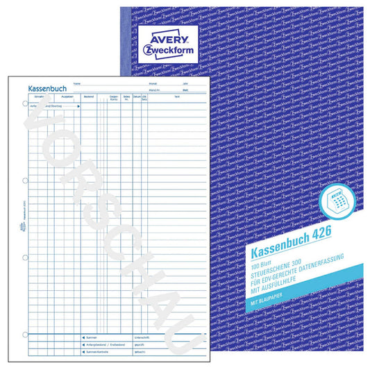 AVERY Zweckform Kassenbuch/EDV Formularbuch | 426
