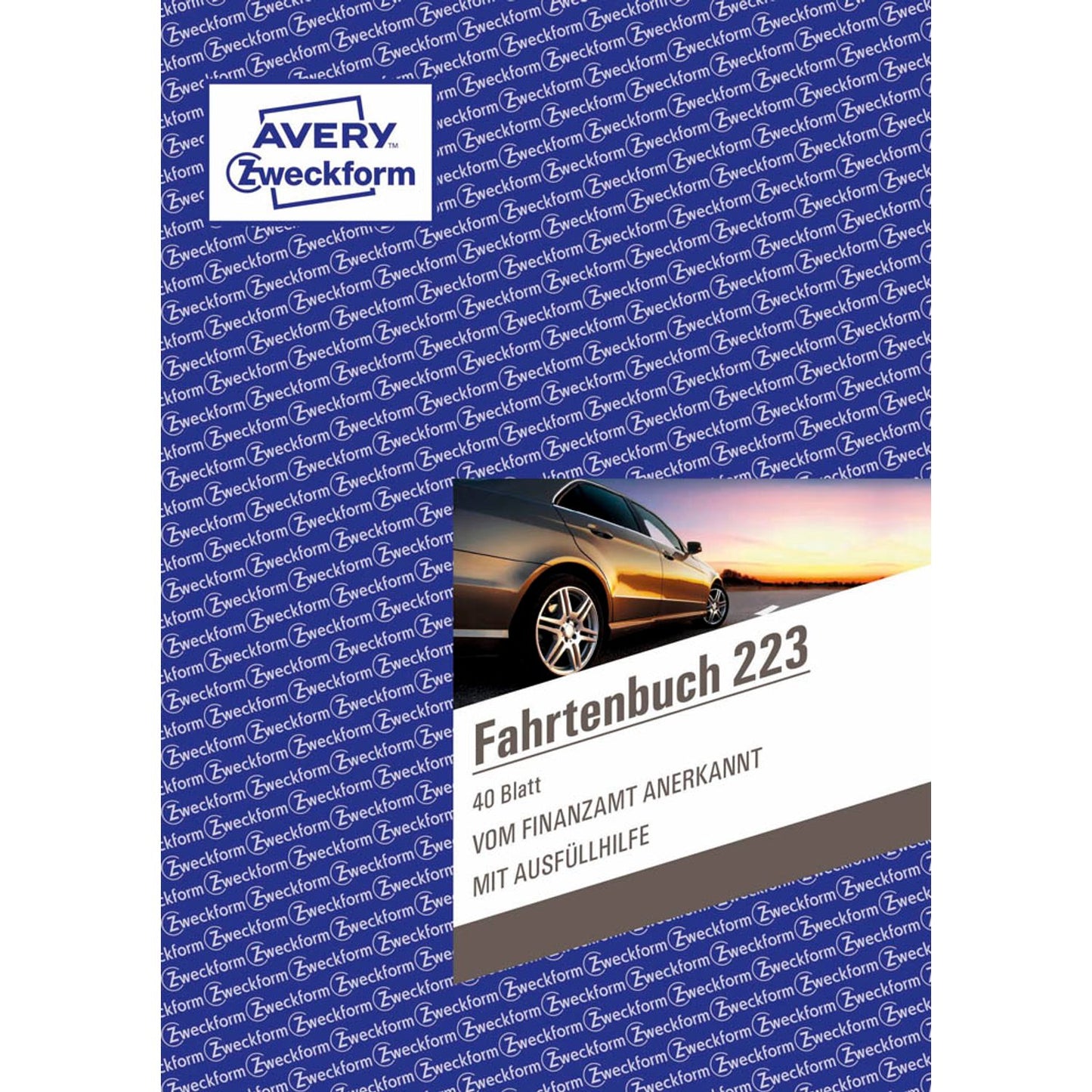 AVERY Zweckform Fahrtenbuch, Pkw mit Jahresabrechnung Formularbuch | 223
