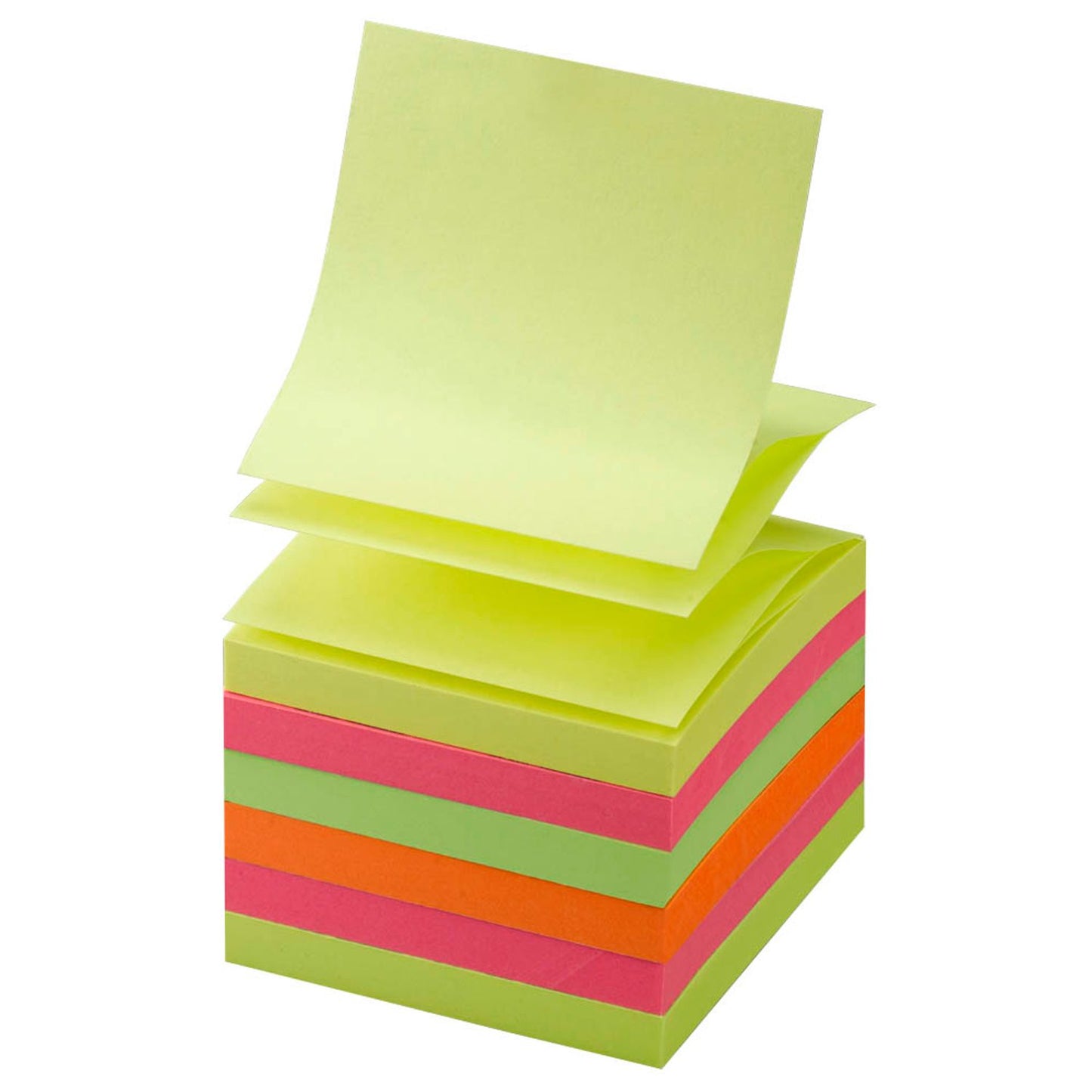 dots Z-Faltung Haftnotizen R 330 farbsortiert, 6 Blöcke | 222005 | 1 Pack = 6 Blöcke