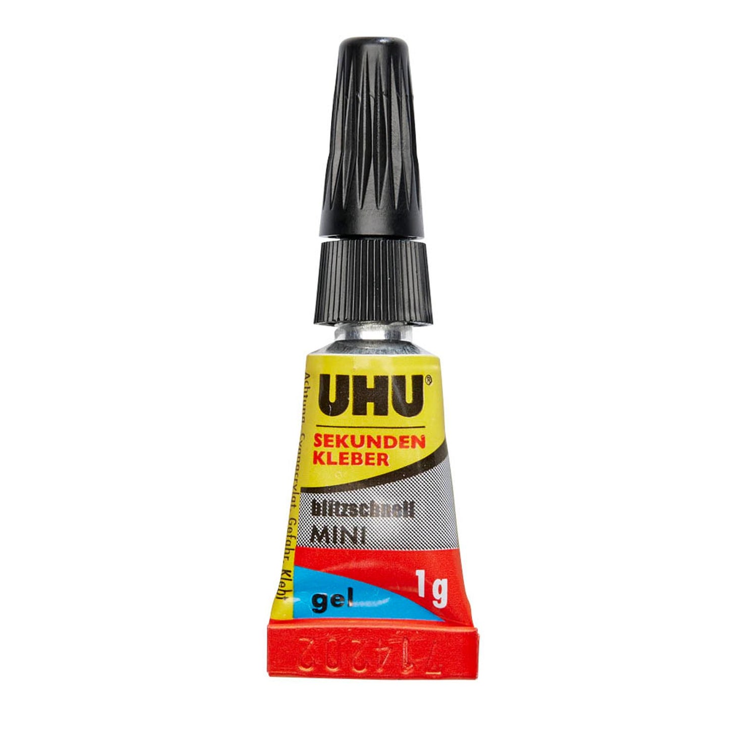 UHU blitzschnell MINIS gel Sekundenkleber 3x 1,0 g | 45370 | 1 Box = 3 St.