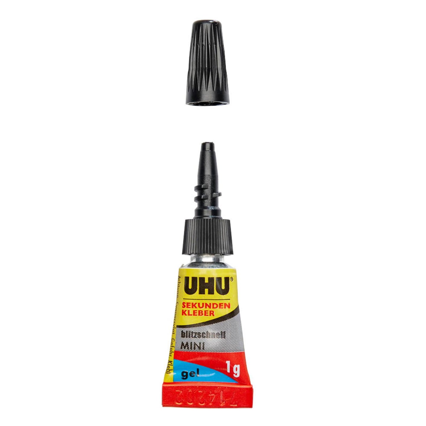UHU blitzschnell MINIS gel Sekundenkleber 3x 1,0 g | 45370 | 1 Box = 3 St.