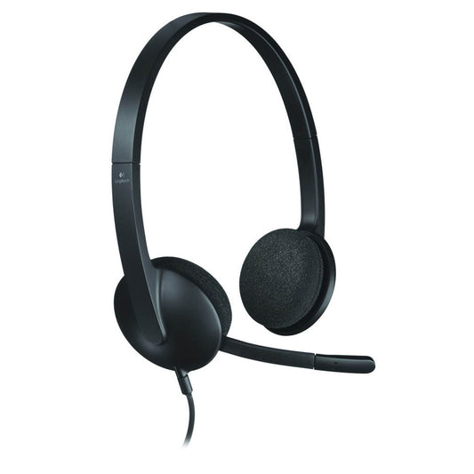 Logitech H340 USB-Headset schwarz | 981-000475