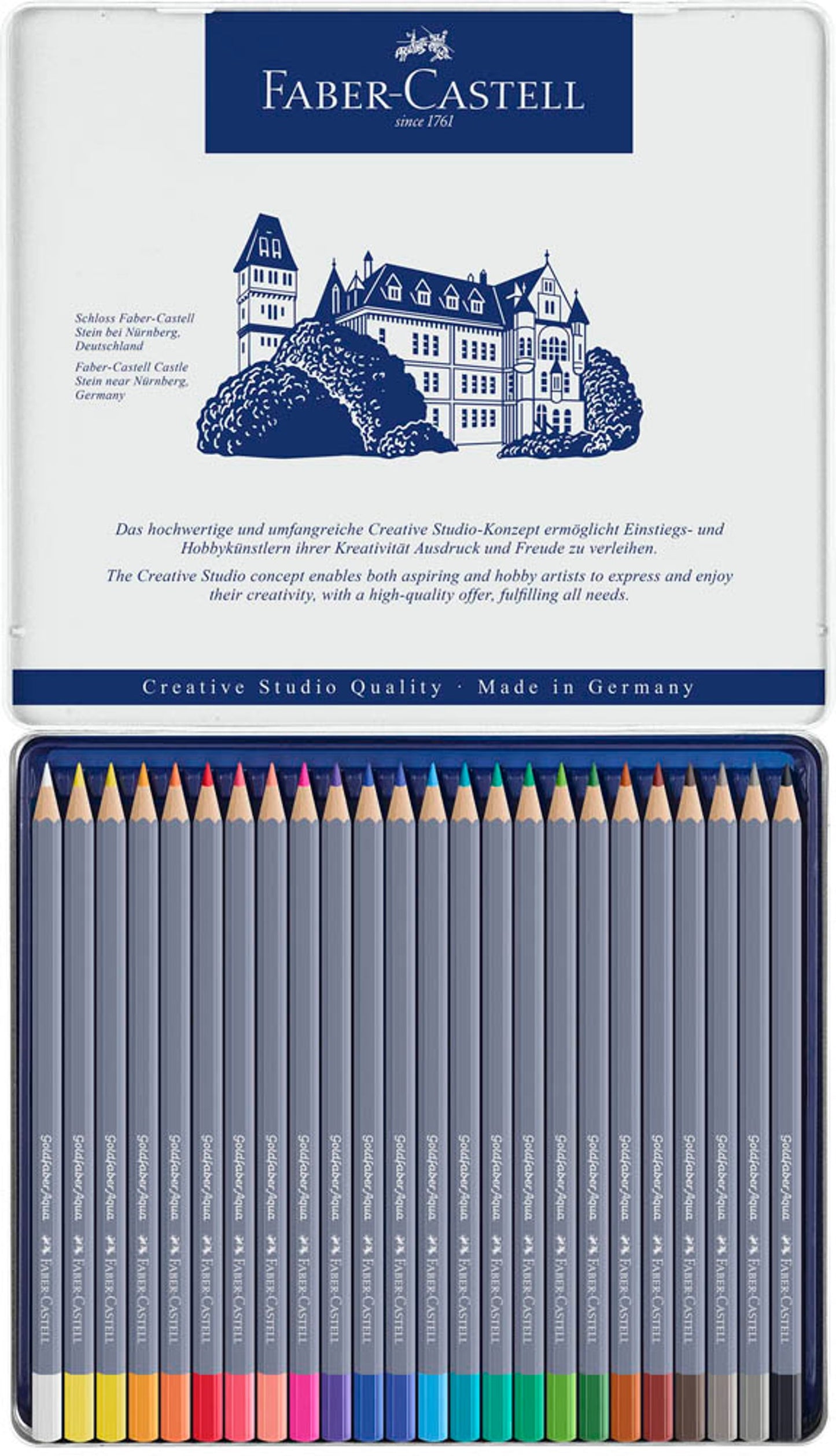FABER-CASTELL Goldfaber Aqua Aquarellstifte farbsortiert