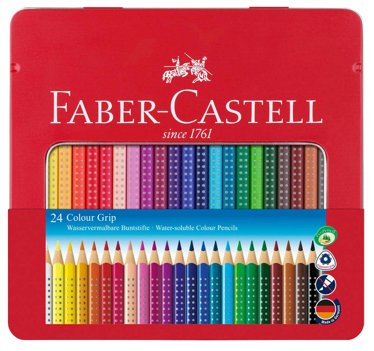 FABER-CASTELL Colour GRIP Buntstifte farbsortiert