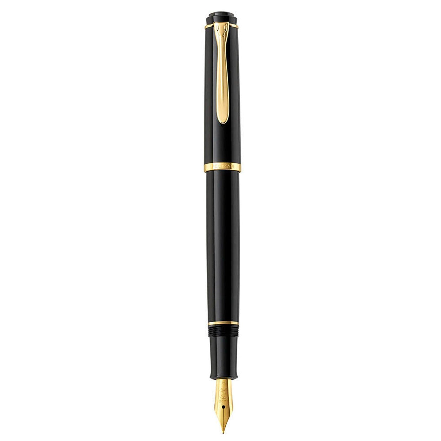 Pelikan Classic P200 Patronenfüller schwarz/gold F (fein) | 100436192