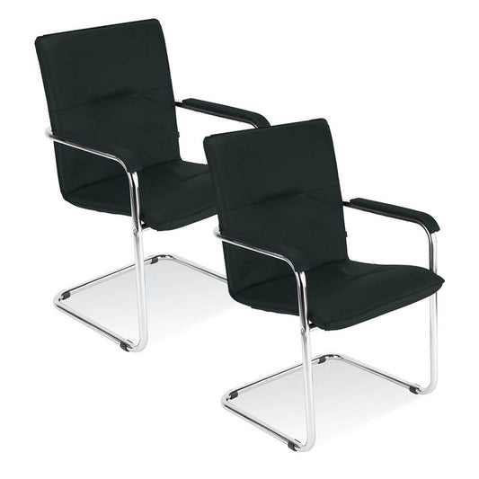 2 Nowy Styl Besucherstühle Rumba RUMBA CR Leder
