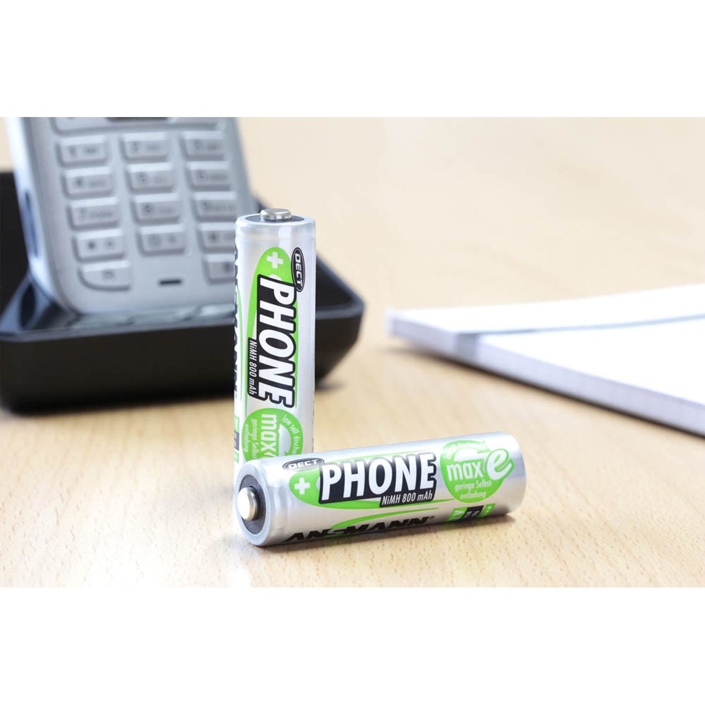 ANSMANN Akkus DECT Mignon AA 800 mAh | 5030902 | 1 Pack = 2 St.