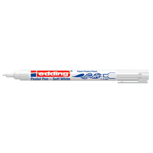edding Pastel Pen 1500 Filzstift weiß | 4-1500049