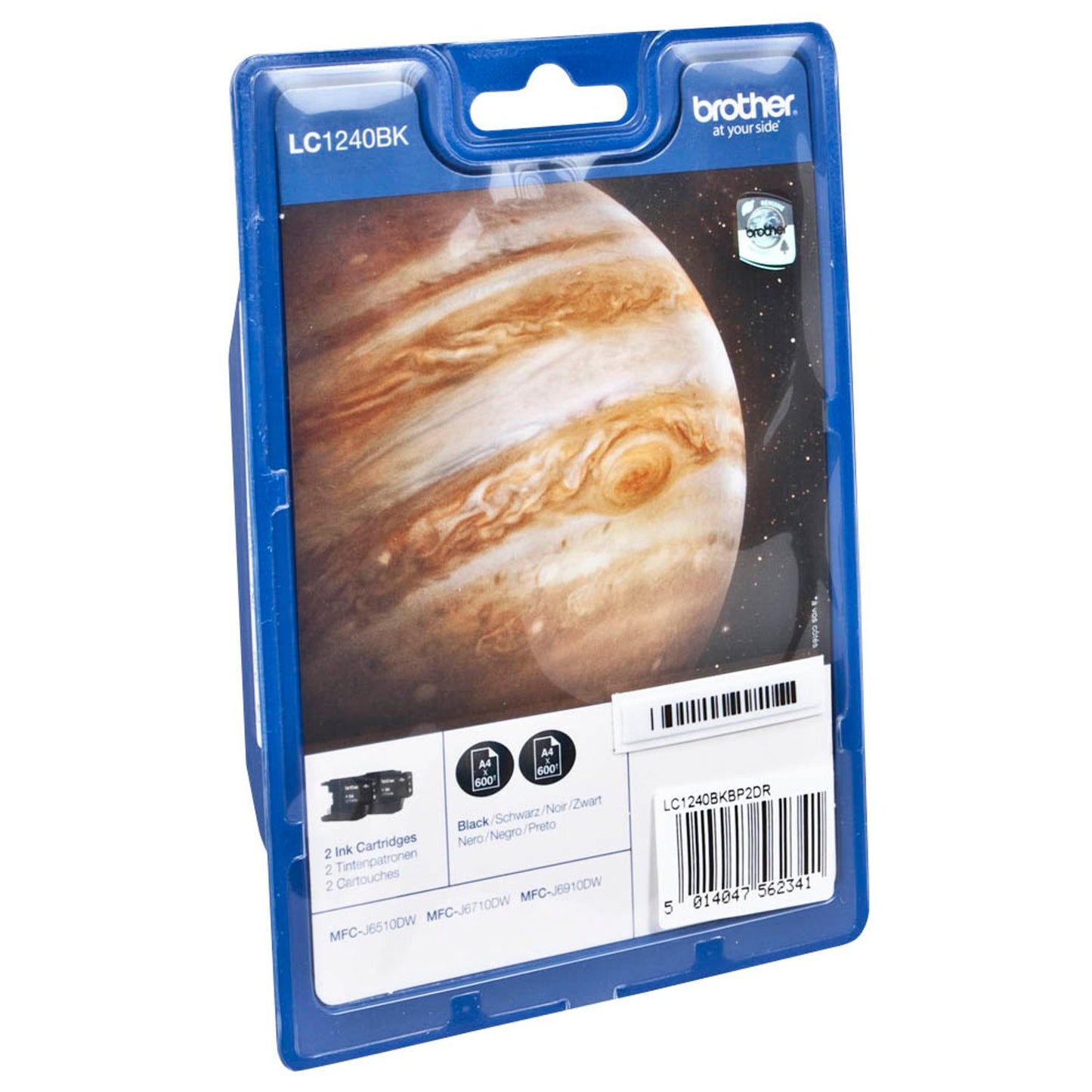 brother LC-1240BK schwarz Druckerpatronen, 2er-Set | LC1240BKBP2 | 1 Pack = 2 St.