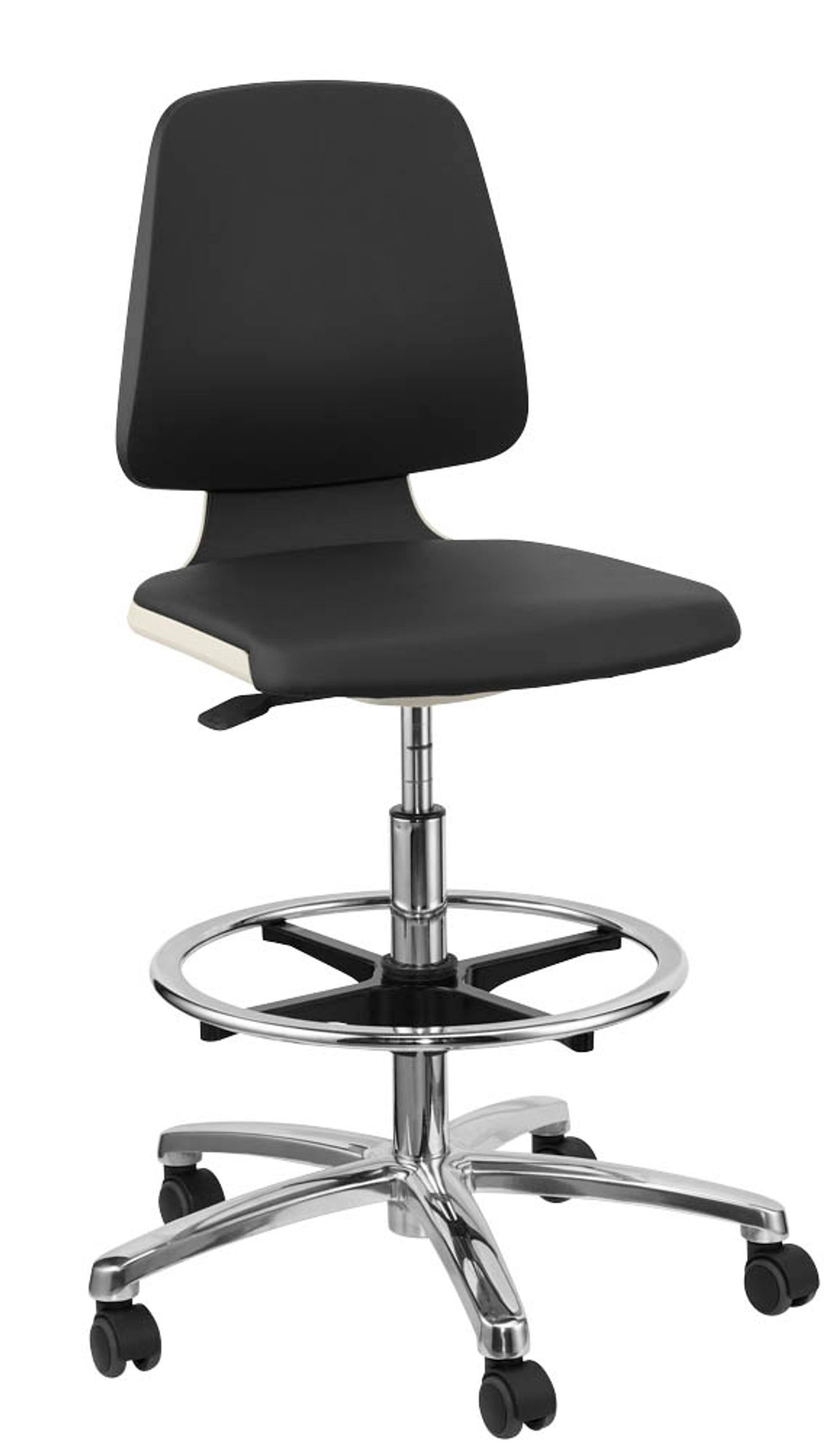 bimos Arbeitsdrehstuhl Labsit, schwarz Kunstleder