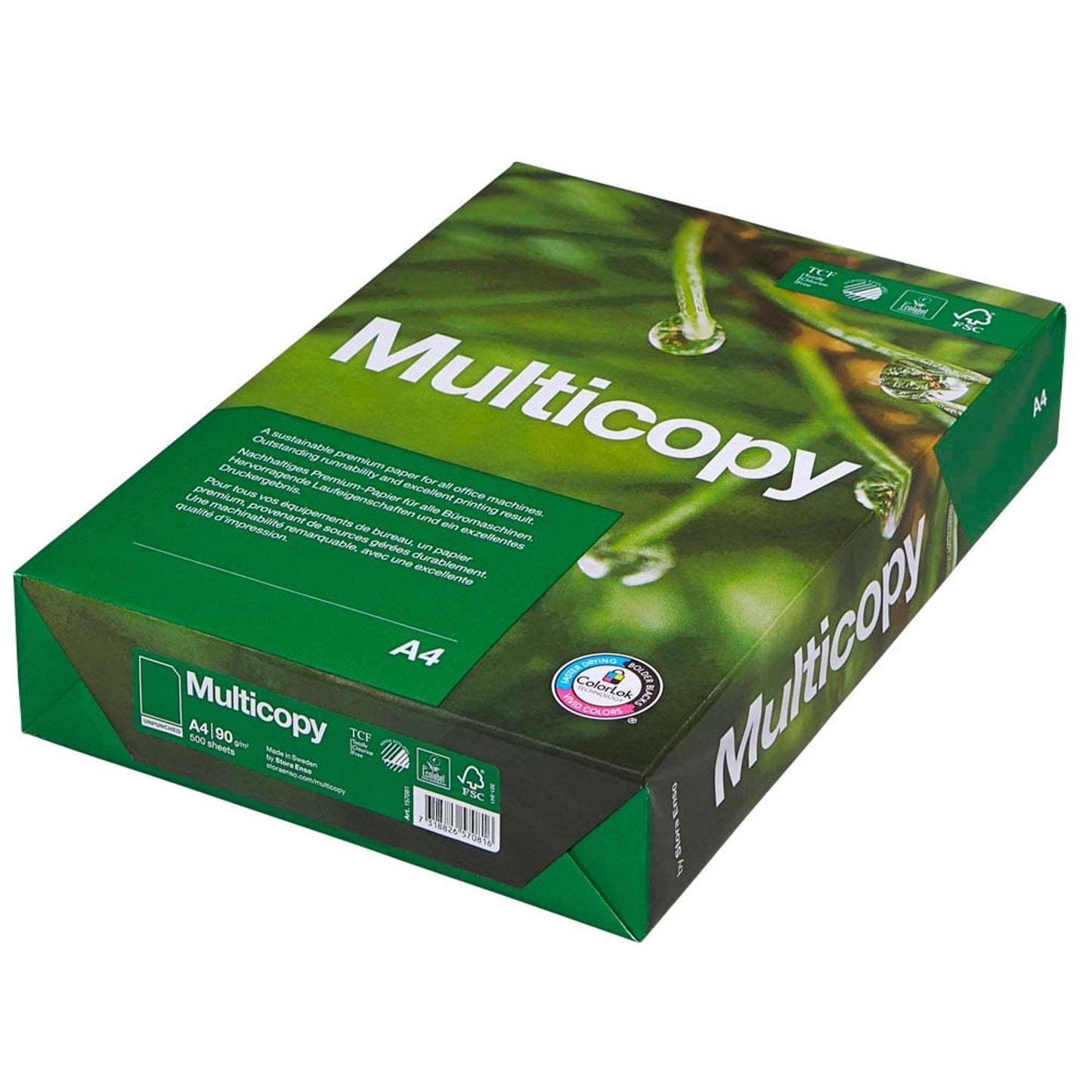 Multicopy Kopierpapier ORIGINAL DIN A4 90 g/qm | 88127525 | 1 Pack = 500 Blatt