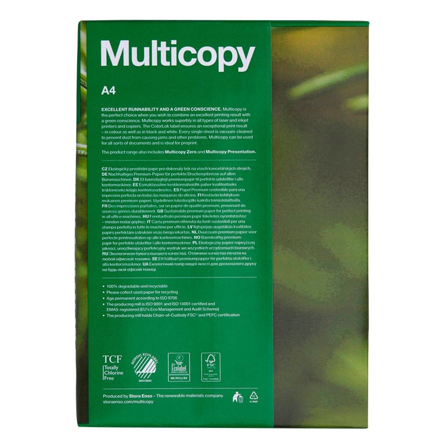 Multicopy Kopierpapier ORIGINAL DIN A4 90 g/qm | 88127525 | 1 Pack = 500 Blatt