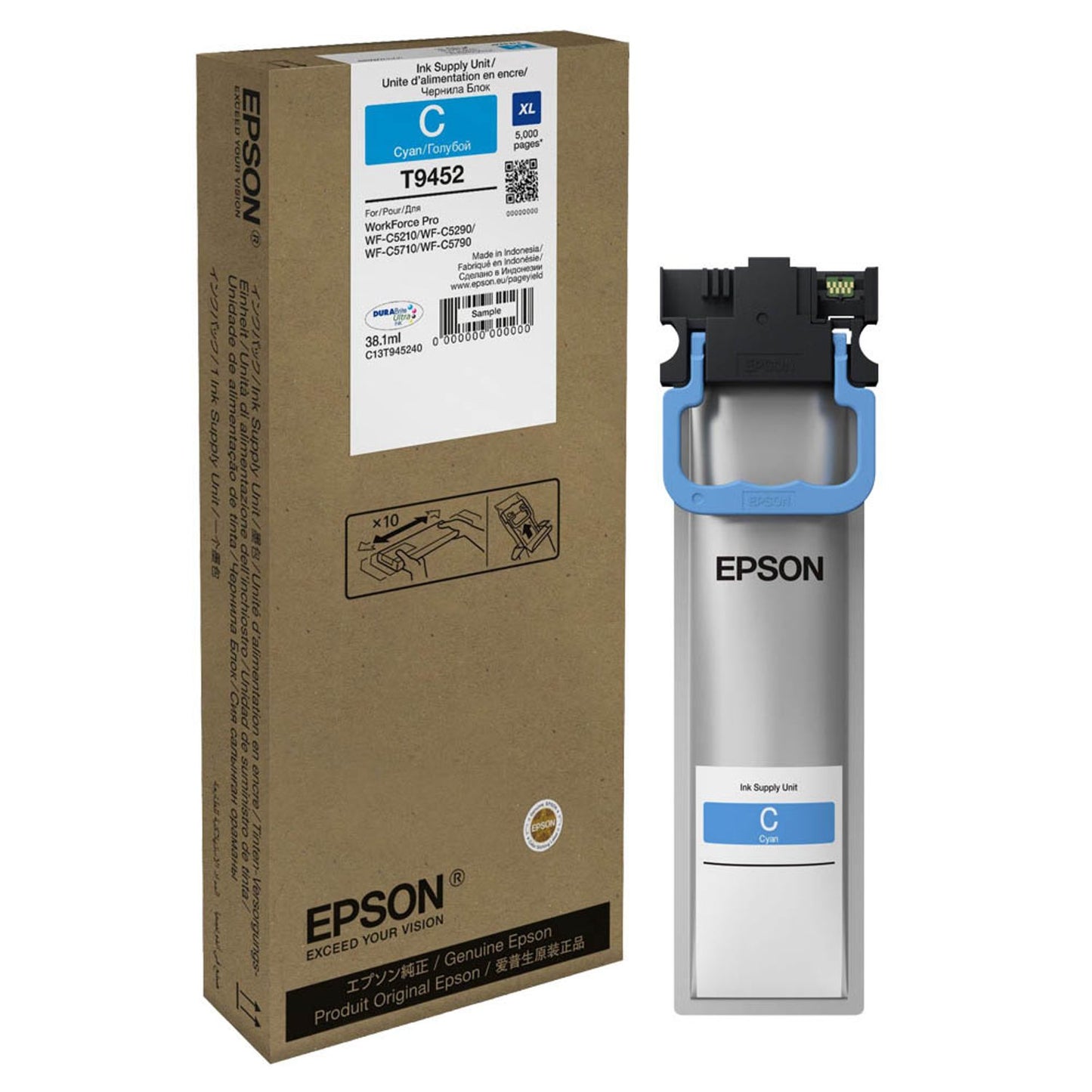 EPSON T9452 XL cyan Druckerpatrone | C13T945240