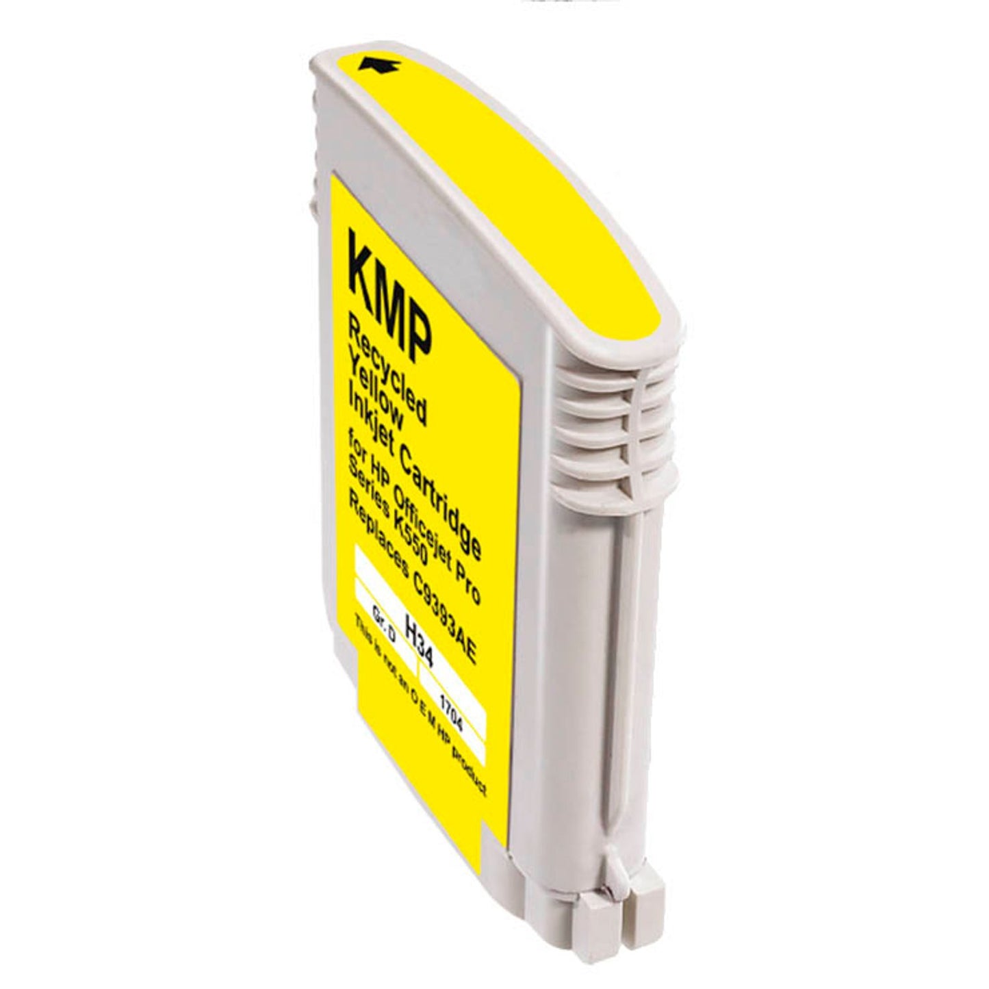 KMP H34 gelb Druckerpatrone kompatibel zu HP 88XL (C9393AE) | 1704,4939