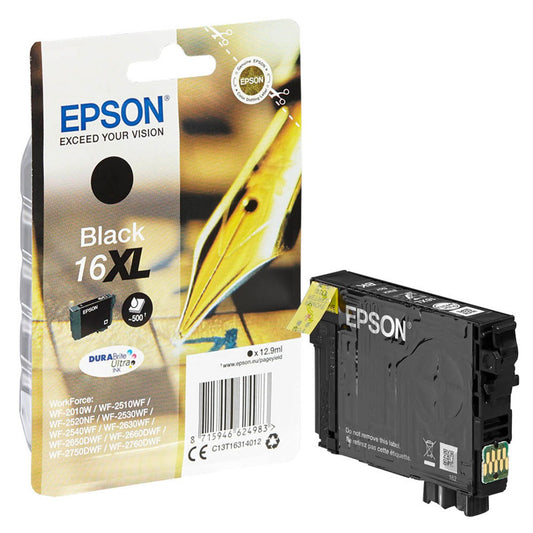 EPSON 16XL / T1631XL schwarz Druckerpatrone | C13T16314012
