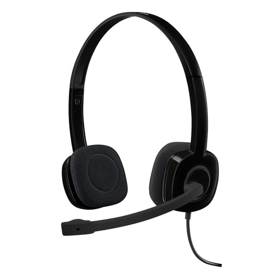 Logitech H151 Headset schwarz | 981-000589