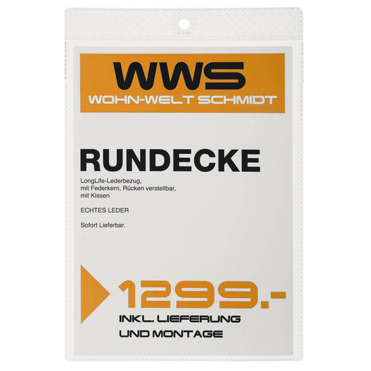DURABLE Dokumentenschutzfolien transparent | 229819 | 1 Pack = 100 St.