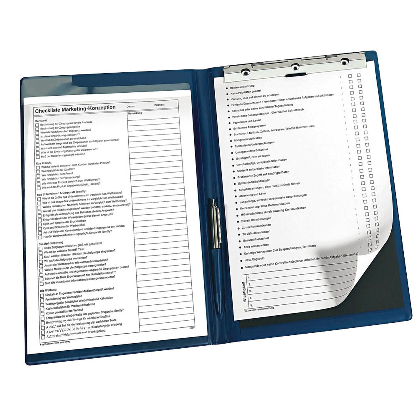 AVERY Zweckform Klemmbrettmappe DIN A4 blau Karton | 2301