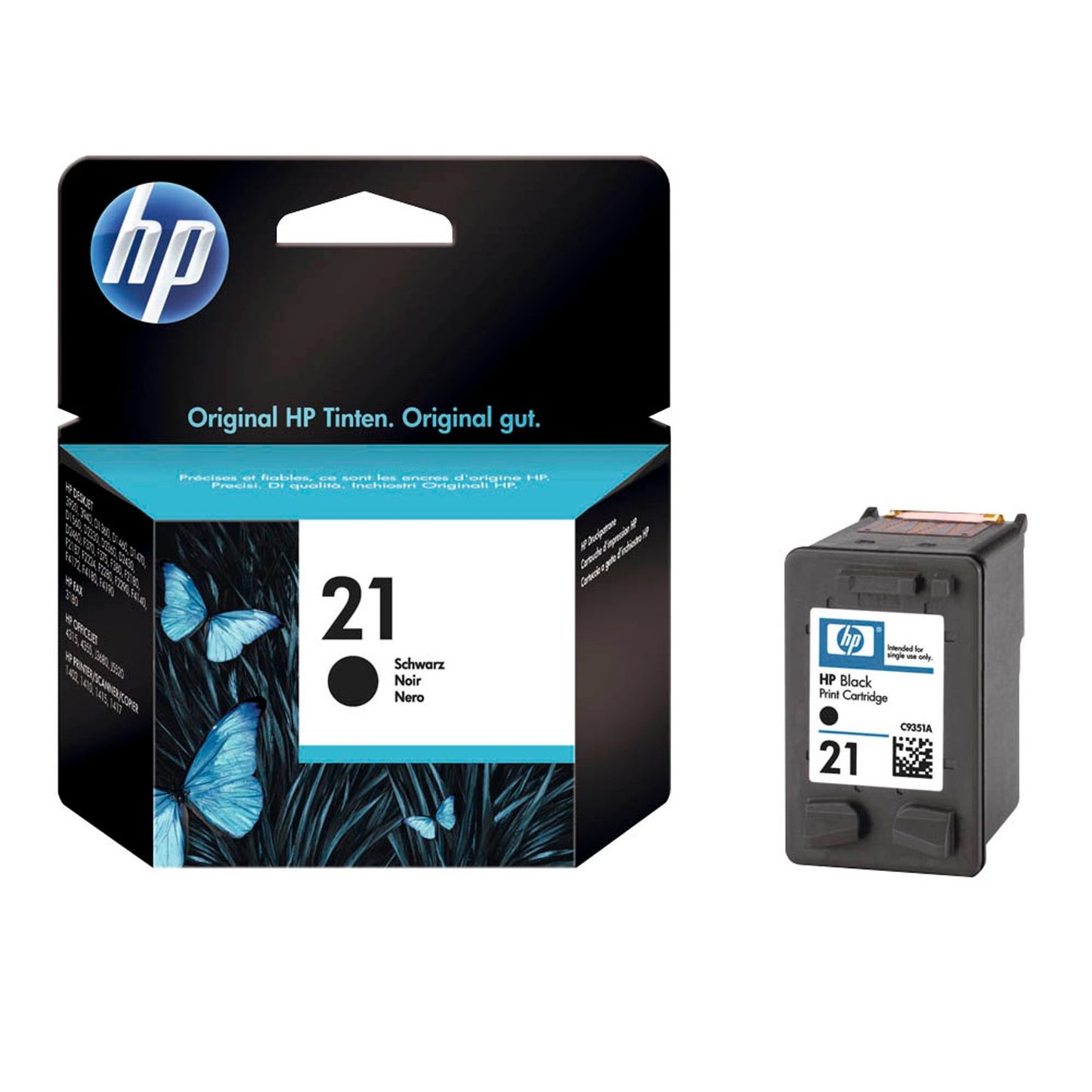 HP 21 () schwarz Druckerpatrone | C9351AE