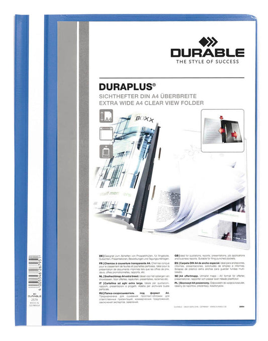 25 DURABLE Präsentationshefter DURAPLUS DIN A4 überbreit