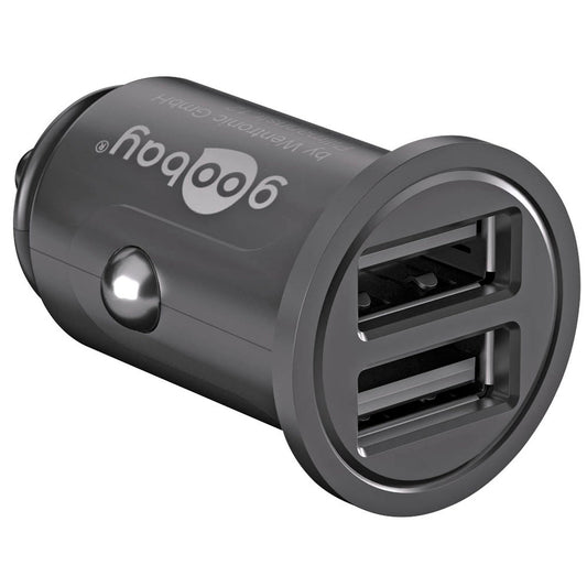 goobay Kfz-Ladeadapter schwarz, 24 Watt | 71897