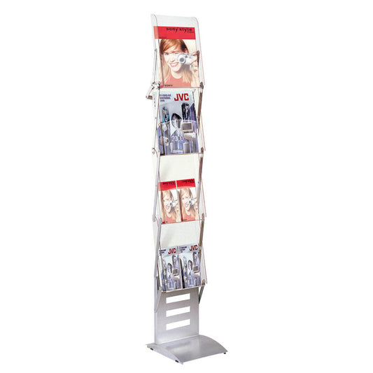 Kerkmann Prospektständer tec-art Folder silber DIN A4, 1/3 DIN A4 | 41699114