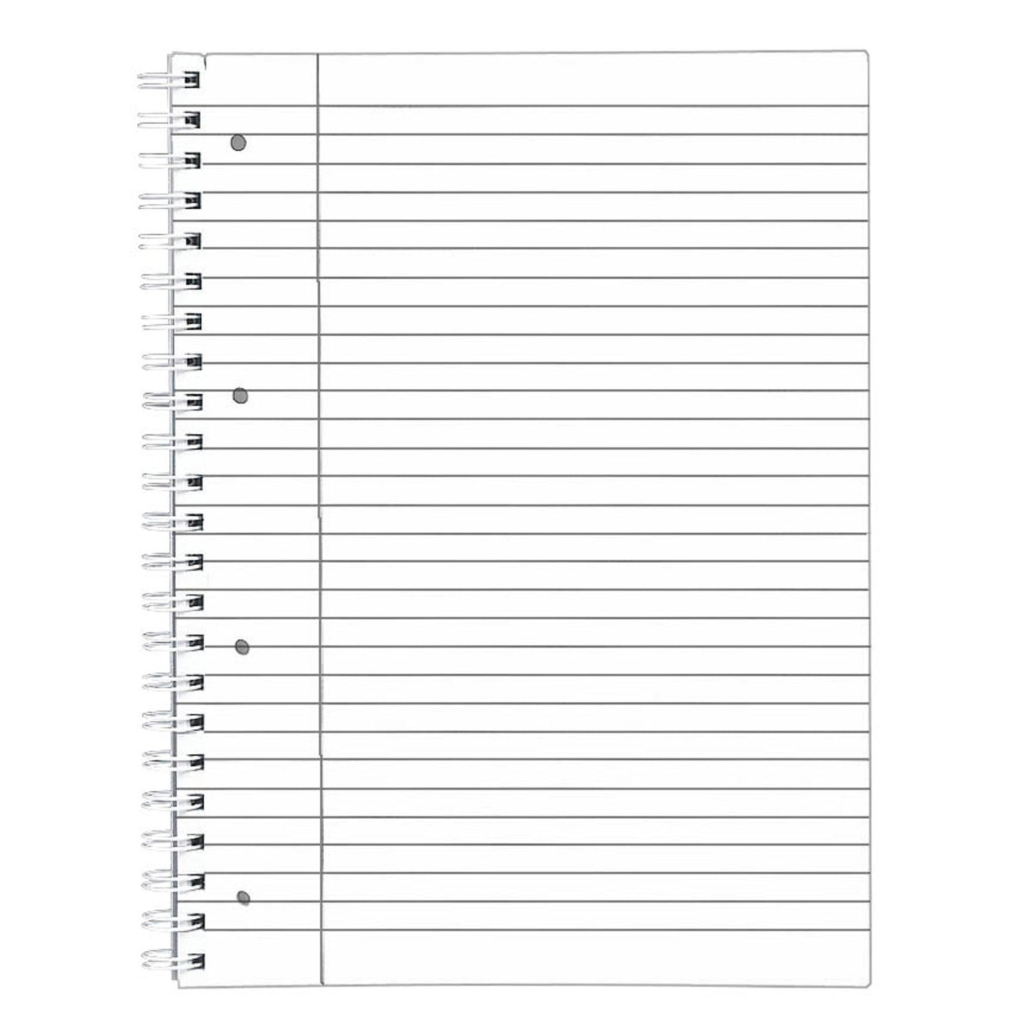 neutral Collegeblöcke Kugel und Kegel liniert DIN A4 Innenrand | 100110259203 | 1 Pack = 5 Blöcke