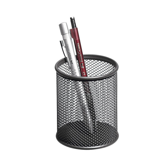 Zeller Stiftehalter Meshline anthrazit Metall, lackiert 8,3 x 8,3 x 9,5 cm | 70100