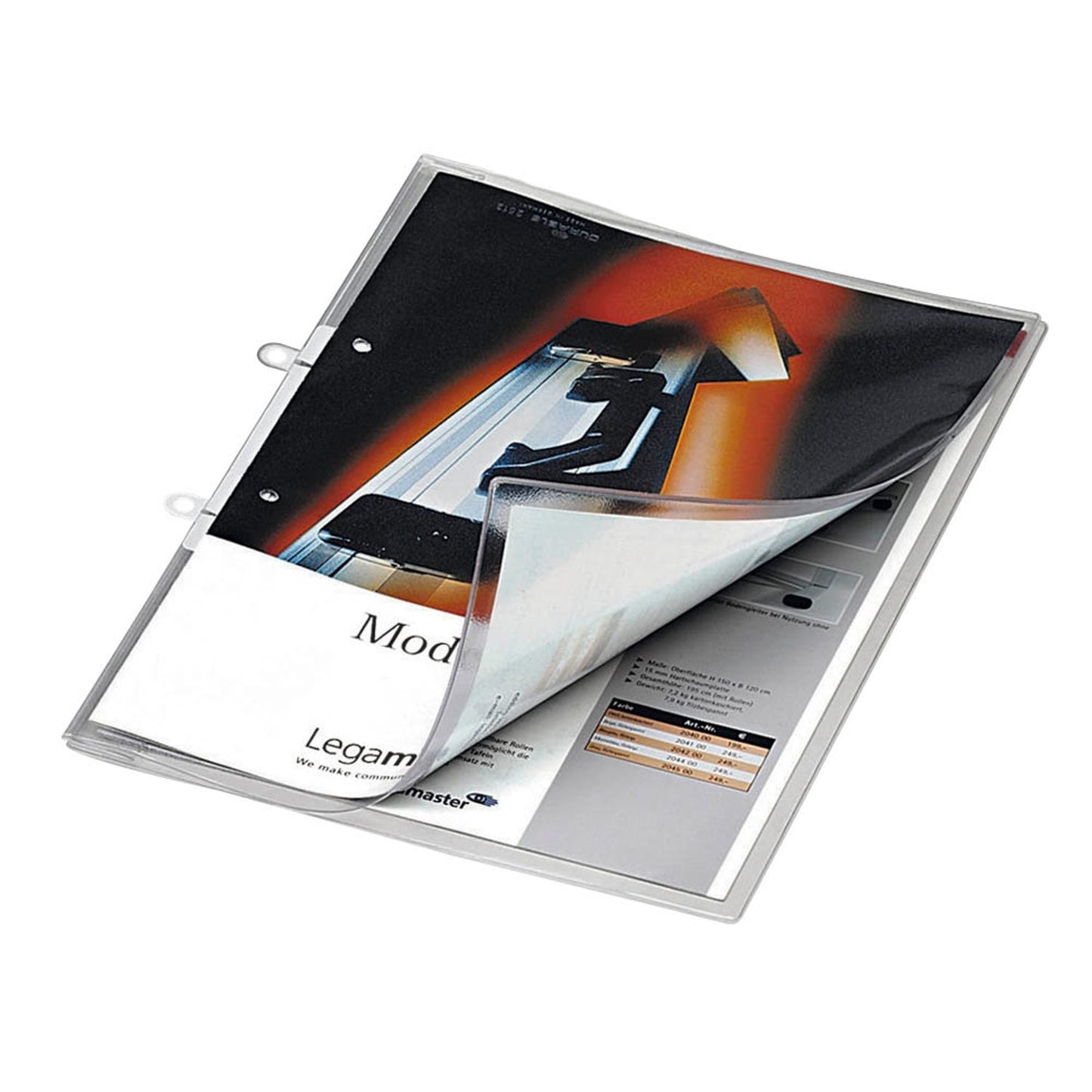DURABLE Präsentationshefter transparent DIN A4 | 251219 | 1 Pack = 25 St.