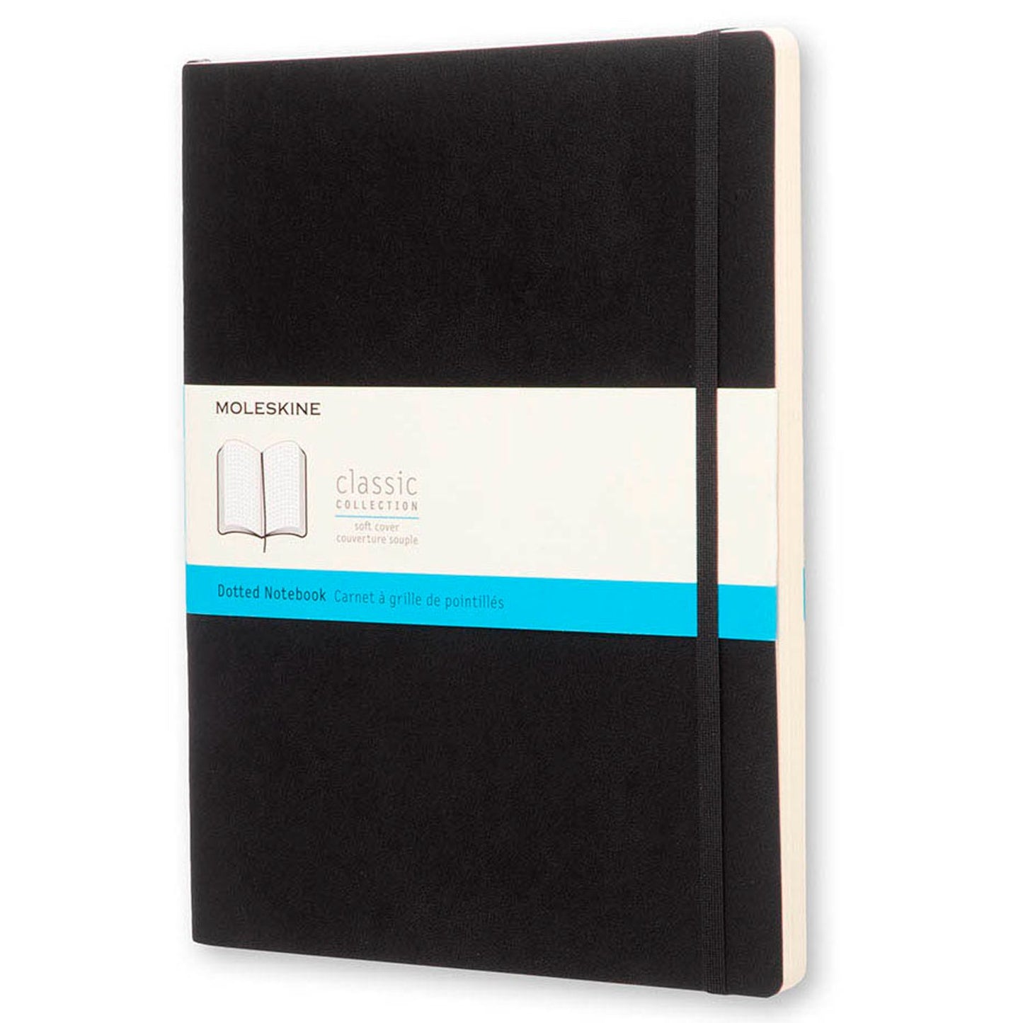 MOLESKINE Notizbuch Classic Collection flexibler Einband ca. DIN A4 punktraster, schwarz Softcover 192 Seiten | 8051272892758