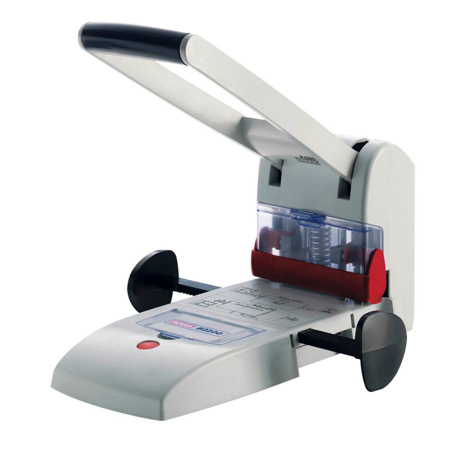 novus Registraturlocher B 2200 lichtgrau | 025-0488
