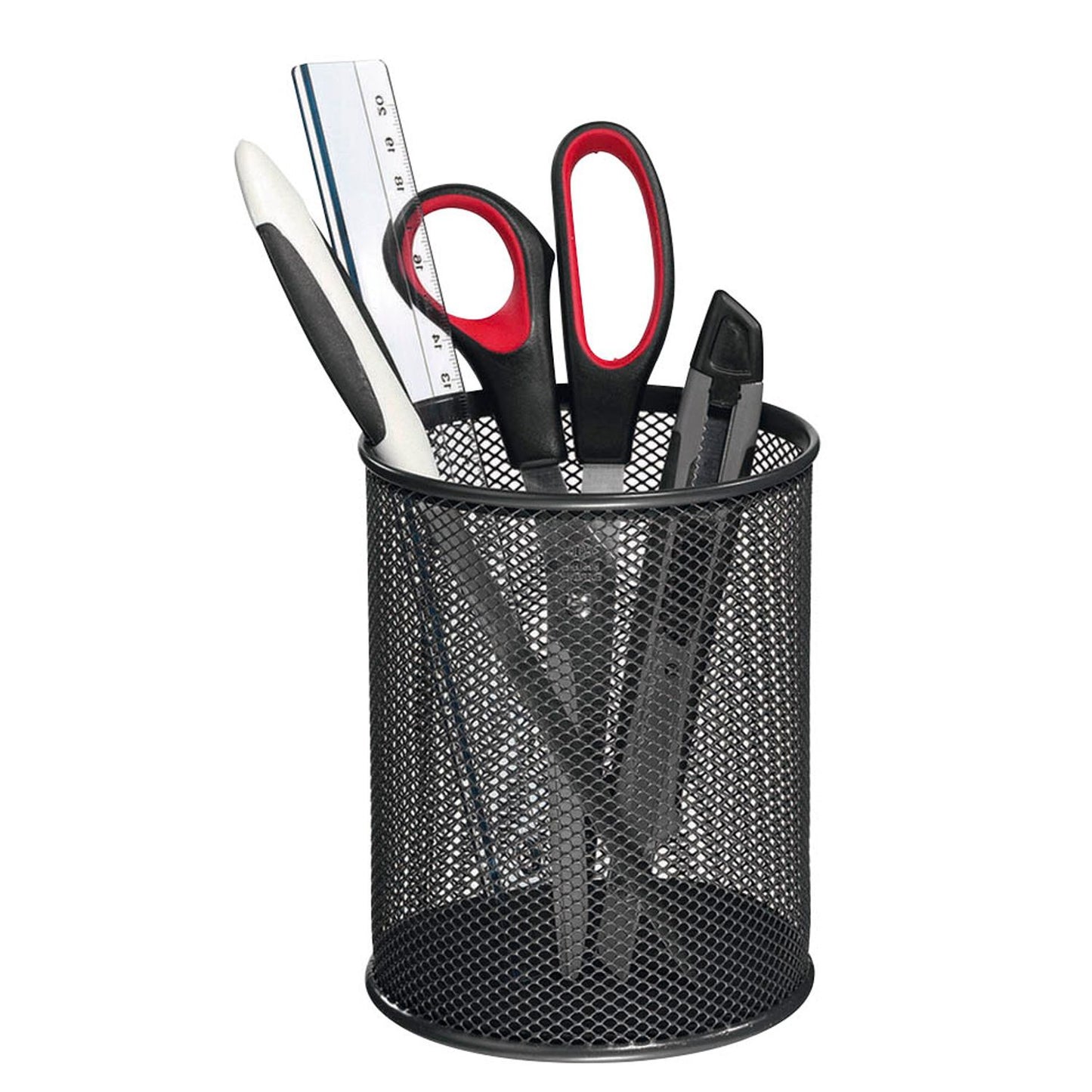 Zeller Stiftehalter Meshline anthrazit Metall, lackiert 11,0 x 11,0 x 13,6 cm | 70101